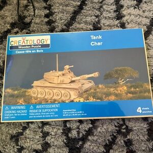 Creatology Wooden Tank Puzzle